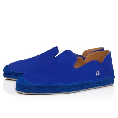 Alpargatas Espadon Christian Louboutin Hombre - Azules - 1200419W256
